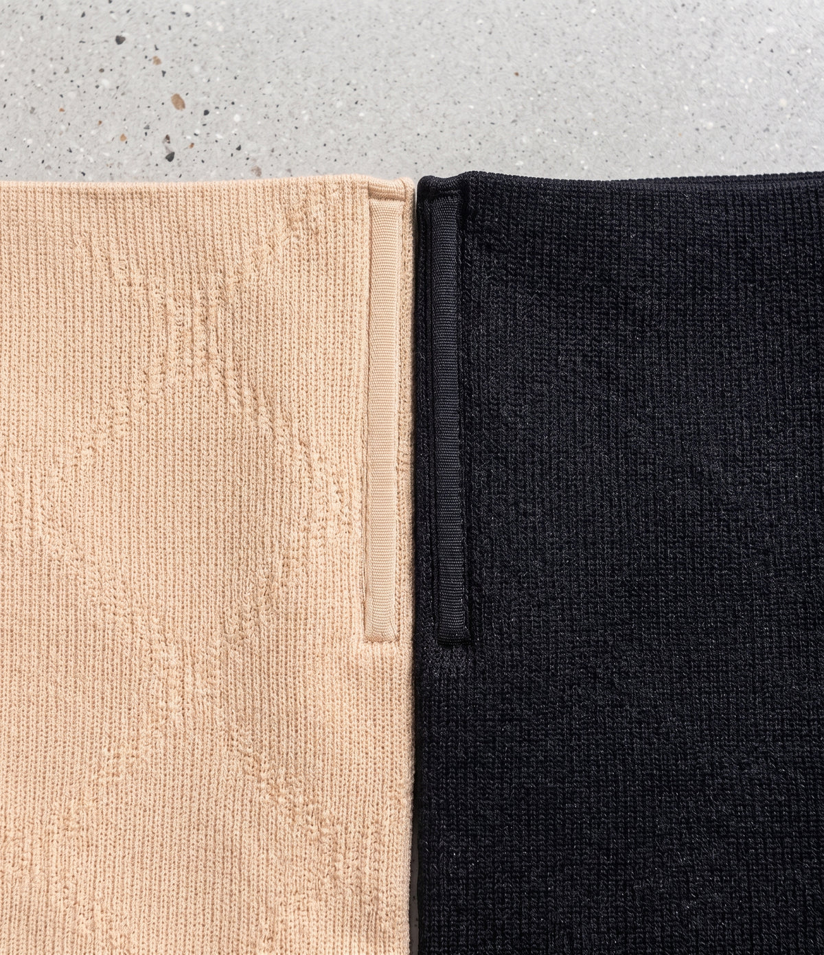 High-Waist Panty 2-Pack (Black & Beige)